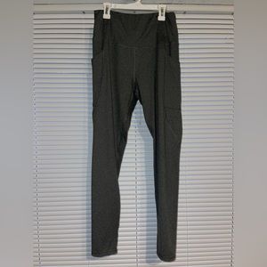 grey athletic leggings